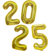 Globo metalico 16'' 2025 dorado